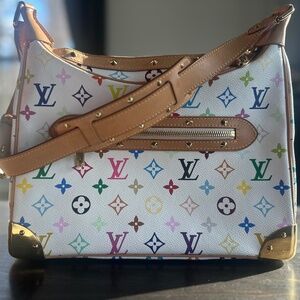 Takashi Murakami and Louis Vuitton Boulogne Monogram Multicolore bag